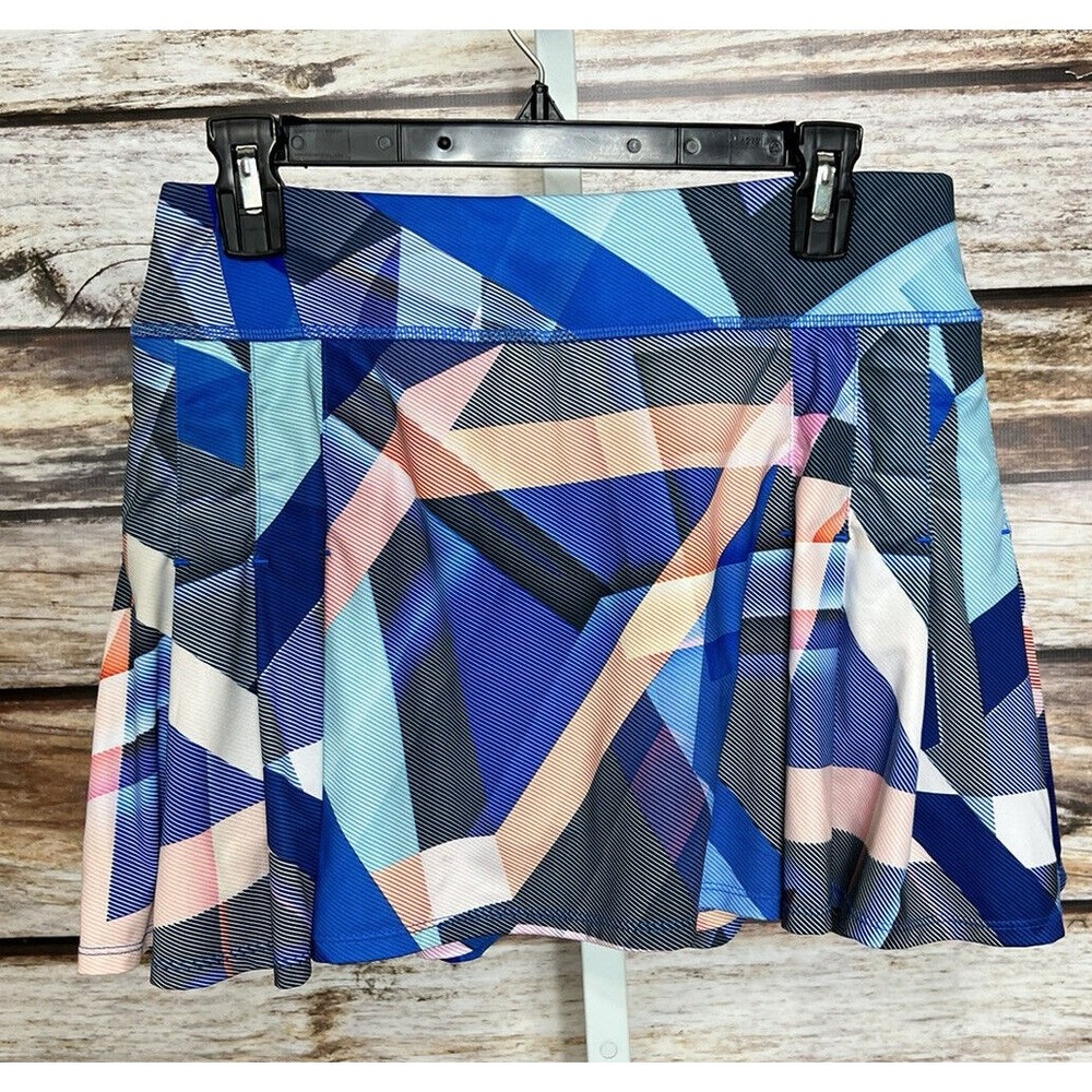 ATHLETA Blue SKORT Skirt Flowing Women’s Medium Golf Pickleball
